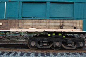 Closeup of sidesill repair