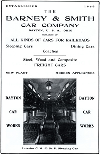 Barney and Smith Car Company magazine ad