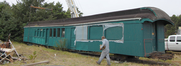 Chapel Car prepares to move